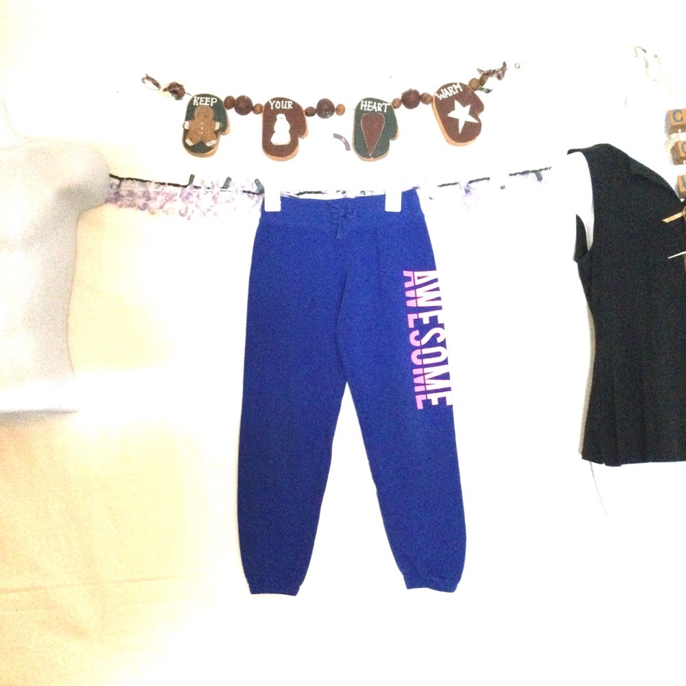 Girls xersion Awesome Blue Sweatpants